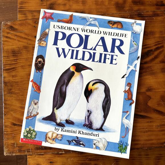Vintage 1994 Usborne World Wildlife Polar Wildlife Paperback Book - Picture 1 of 7